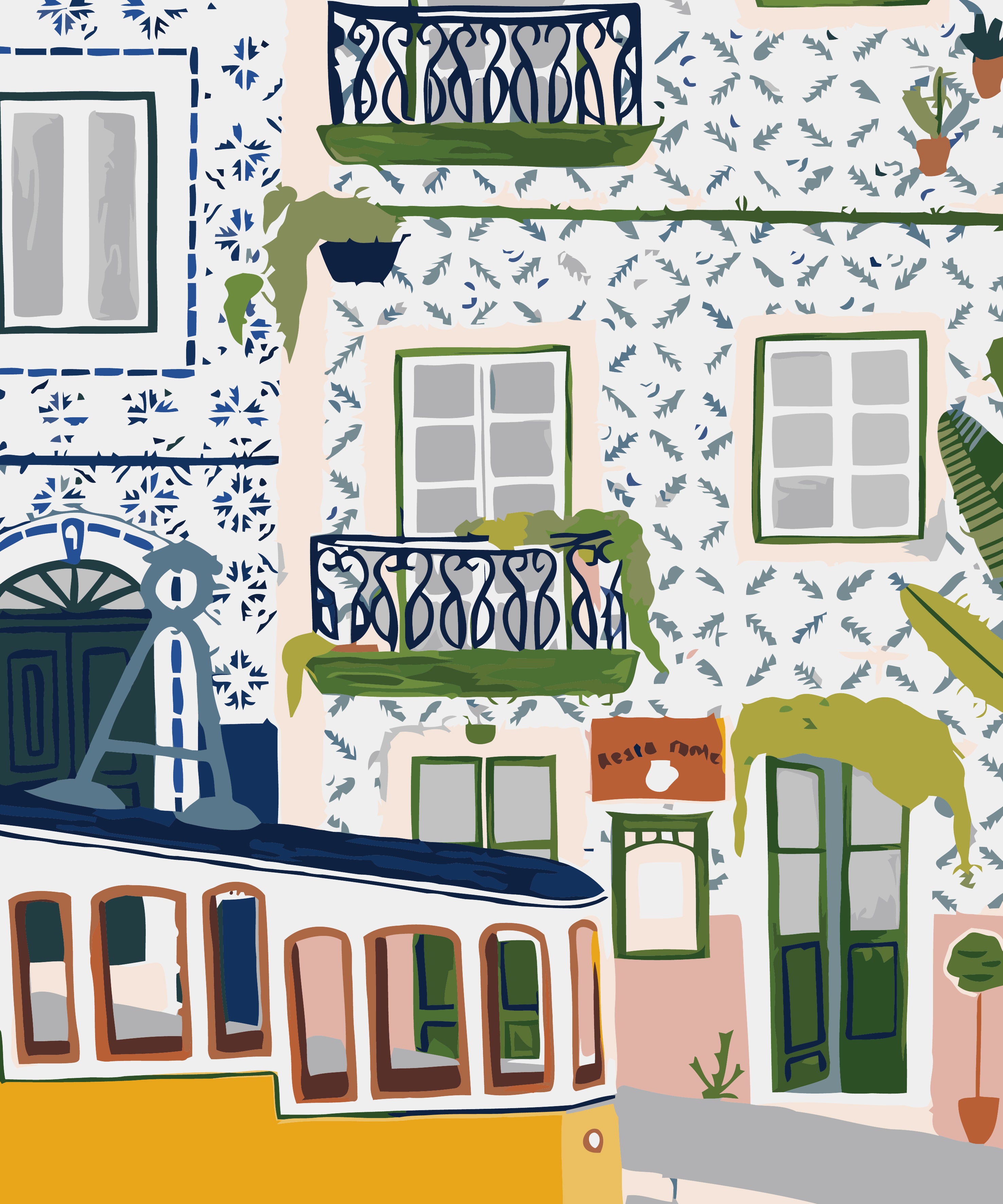 Le Voyage à Lisbonne | Peinture aux numéros