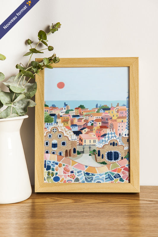 La fameuse Barcelone | Peinture aux numéros