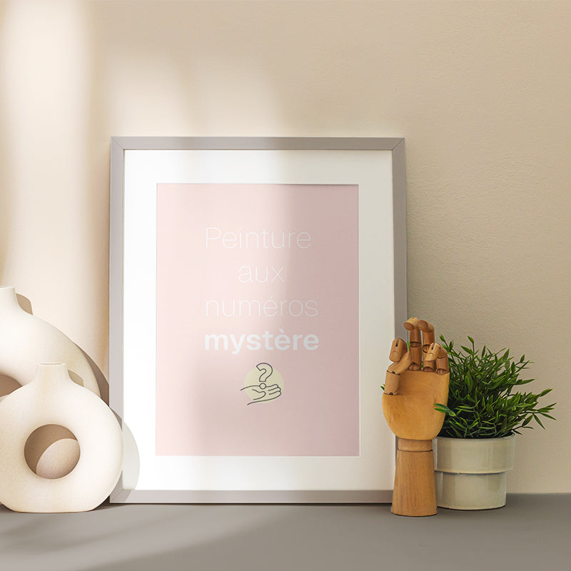 Toile mystere | Peinture sur numéros mystère