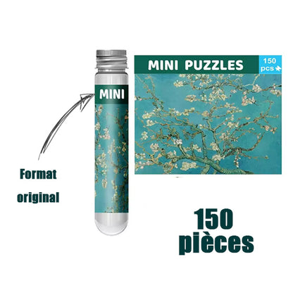 Mini Puzzle tube à essai 150 pièces - L'arbre fleuri