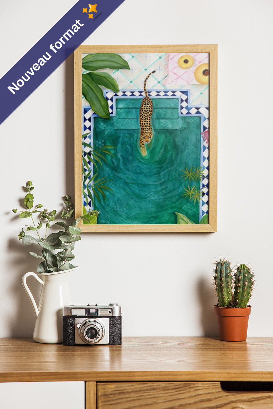 Le Tigre dans la piscine | Peinture sur numéros