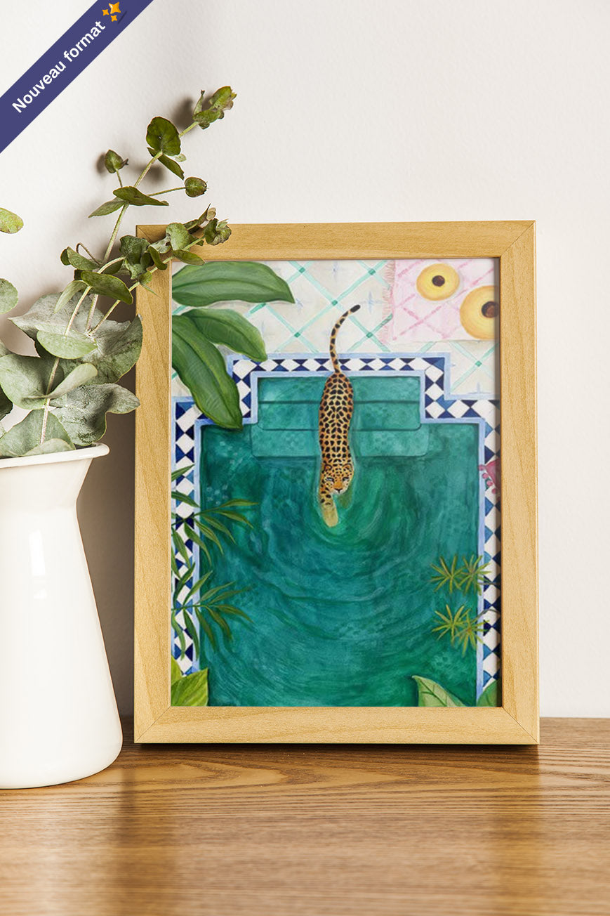 Le Tigre dans la piscine | Peinture sur numéros